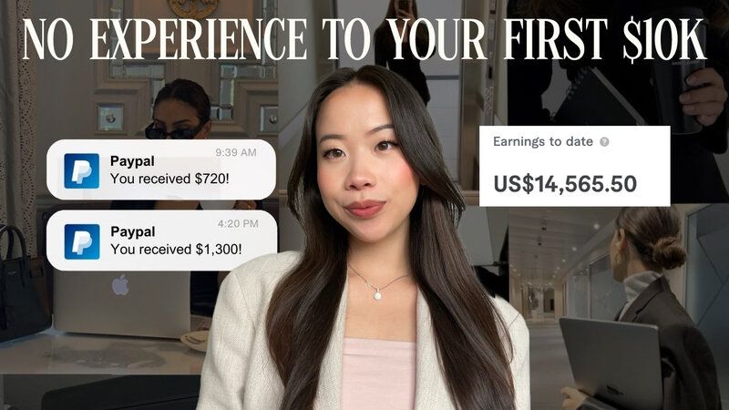 the COMPLETE beginner's guide to making YOUR FIRST $10k as a newbie freelanceR